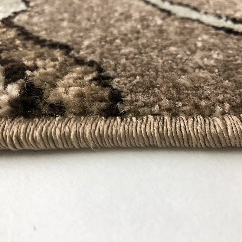 Килим фризе з невисоким ворсом Macio бежевий Beige 02793A