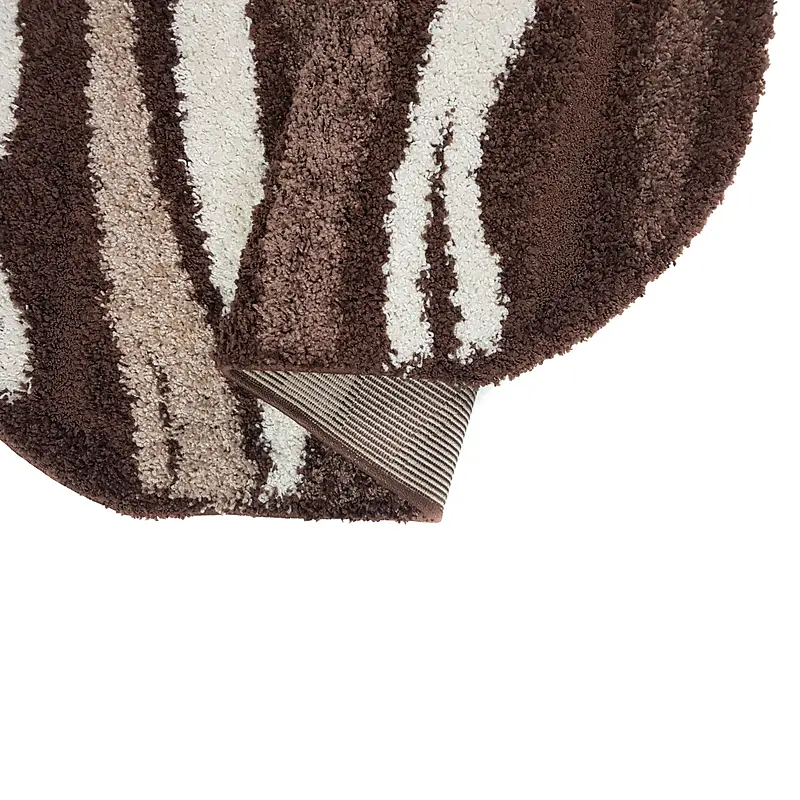 Ворсистий килимок Plush Loop DARK BROWN 8014A