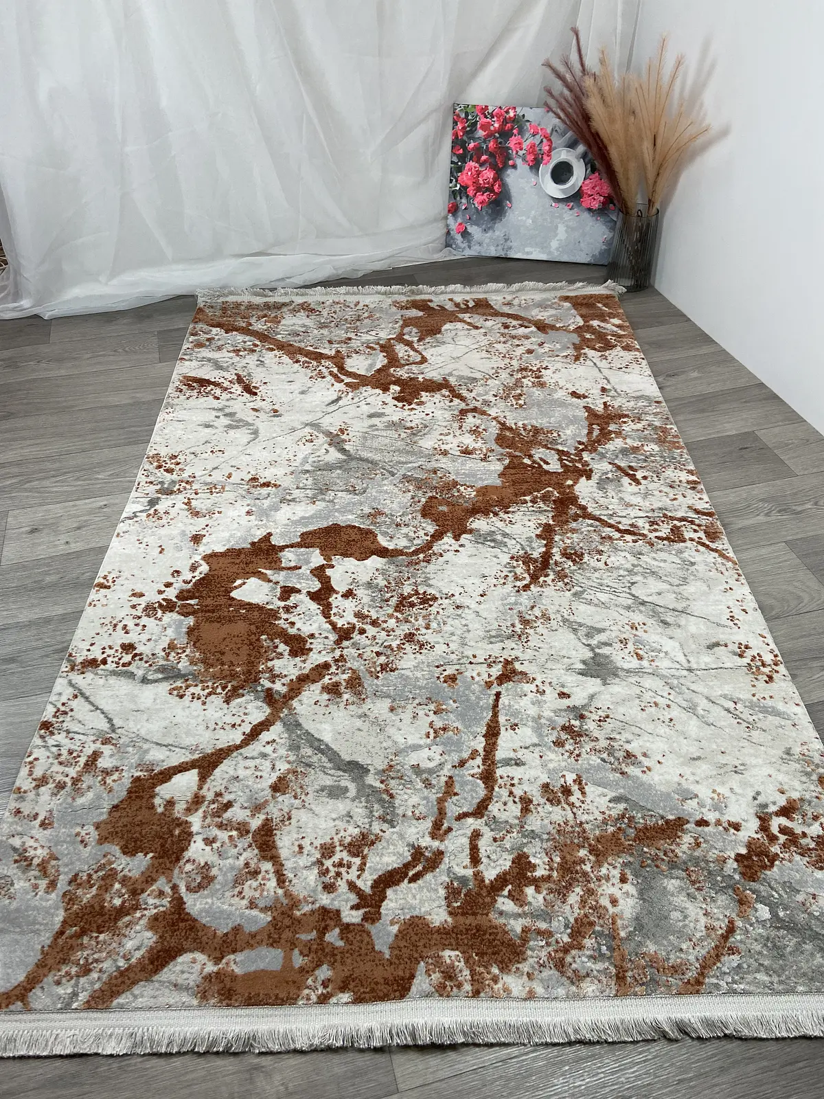 Сучасний килим Velura Art TERRA COKEN_A_GRI 2067