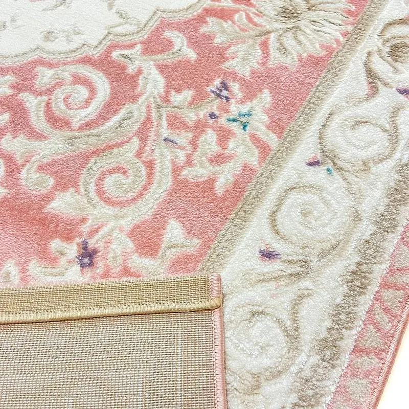 Класичний килим Flora PINK / PINK P659B