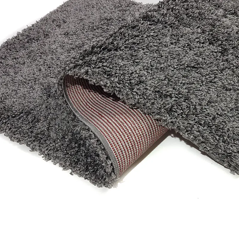 Пухнастий килим Plumis Lux Gray 6365A