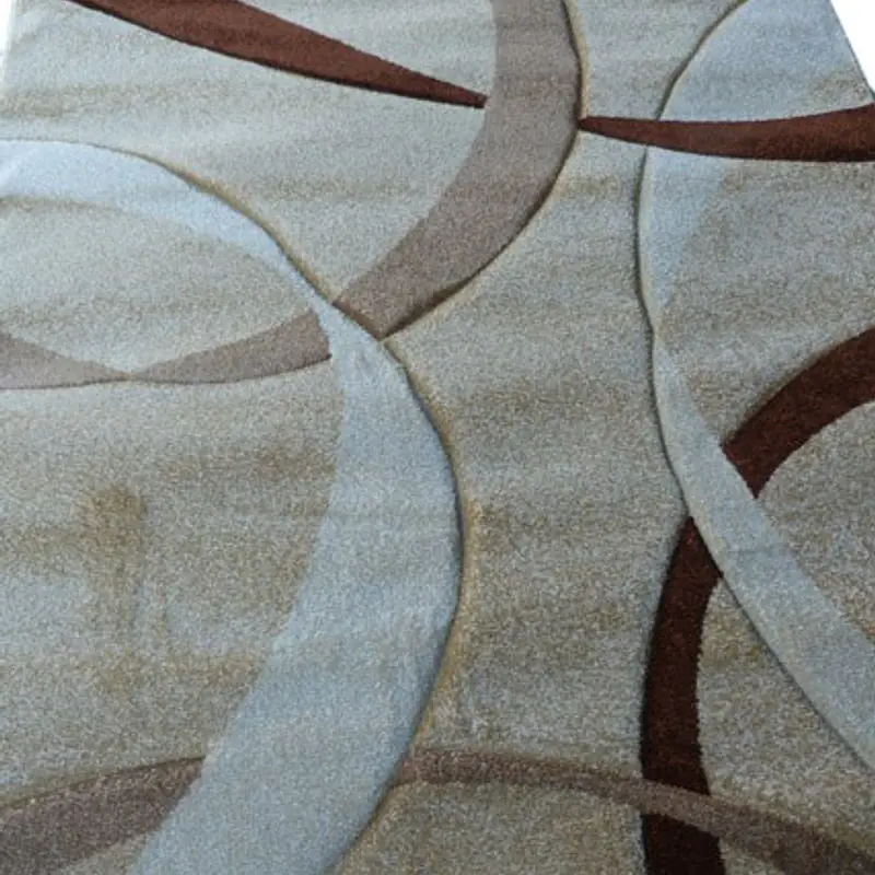 Килим з художньою стрижкою Curlex beige 2632A