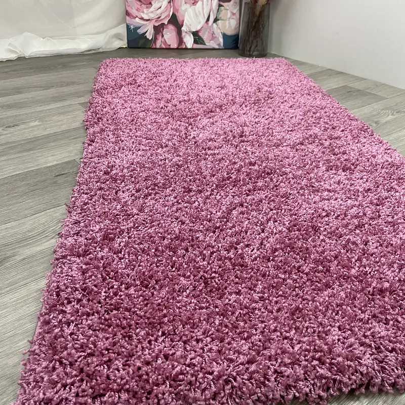 Пухнастий килим Plumis Lux DARK PINK 6365A