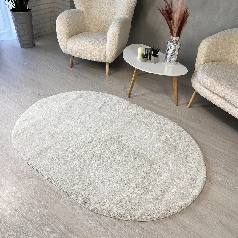 Пухнастий килим Cloudwave білий 2144\F401