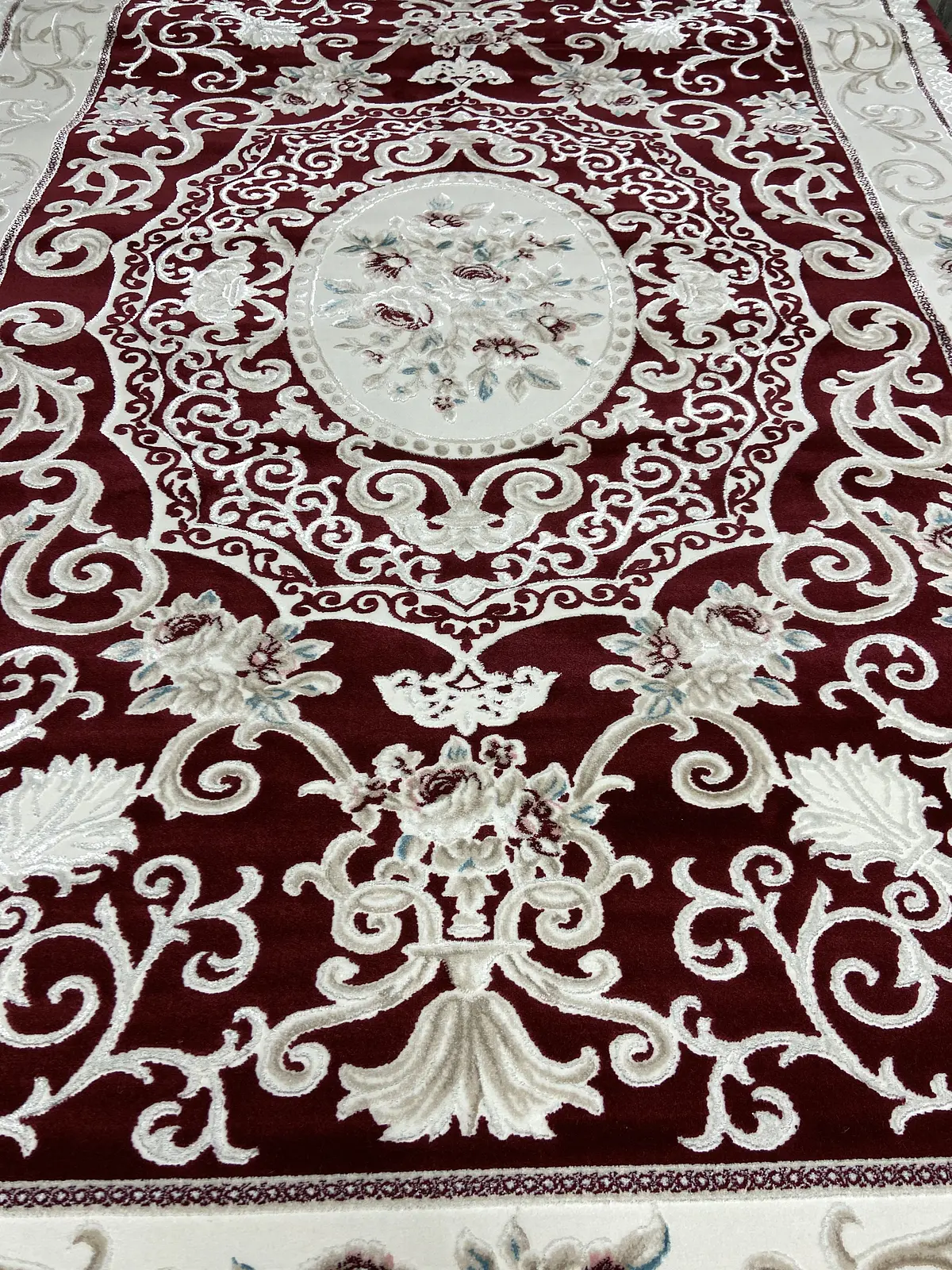 Класичний килим Parisia Bordo Червоний P847C