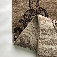 Килим фризе з невисоким ворсом Macio бежевий Beige 03915A