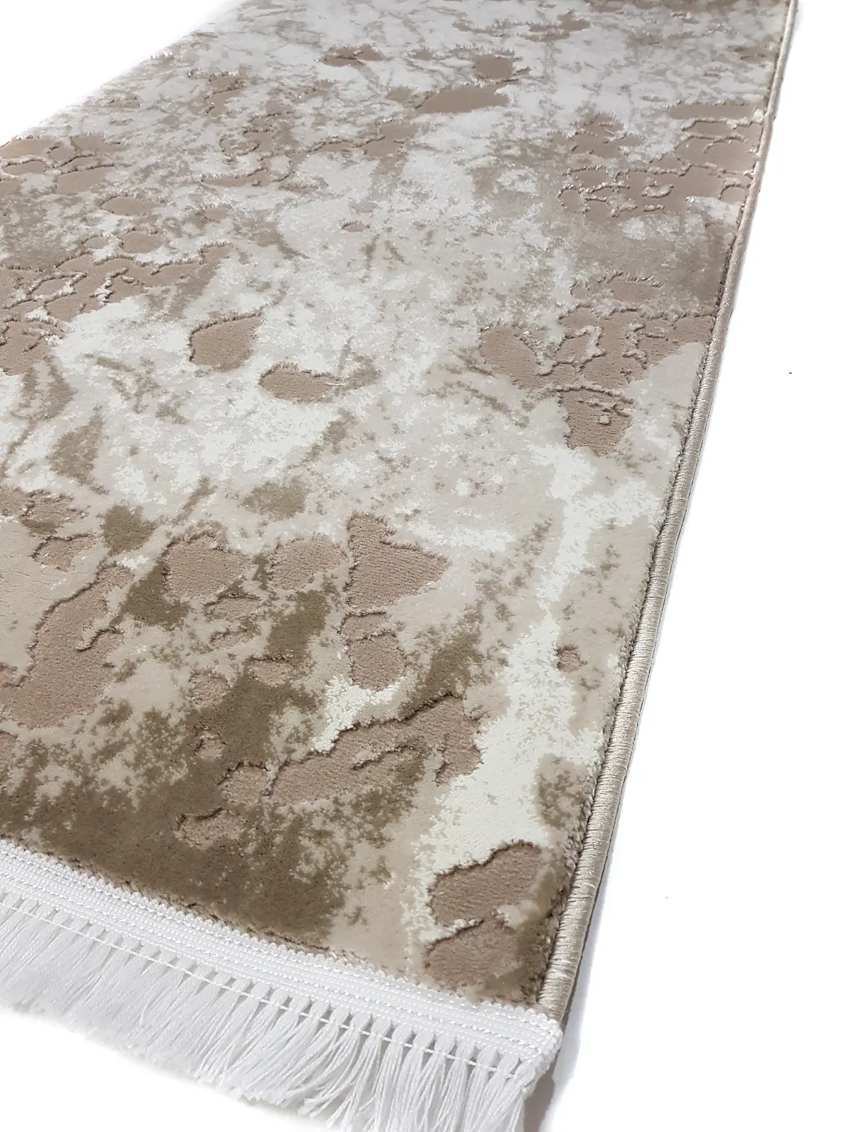 Килим з комбінованим ворсом и термоусадкой Glacia beige 03583B