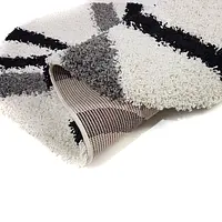 Пухнастий килим Plumis Lux WHITE 7368В