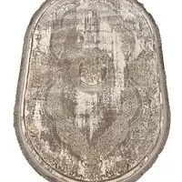Килим з комбінованим ворсом и термоусадкой Glacia BEIGE 08352A