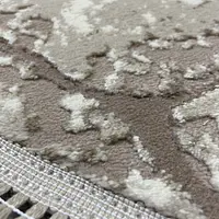 Килим з комбінованим ворсом и термоусадкой Glacia BEIGE 08148A