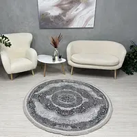Килим з комбінованим ворсом и термоусадкой Glacia Gray 03935A