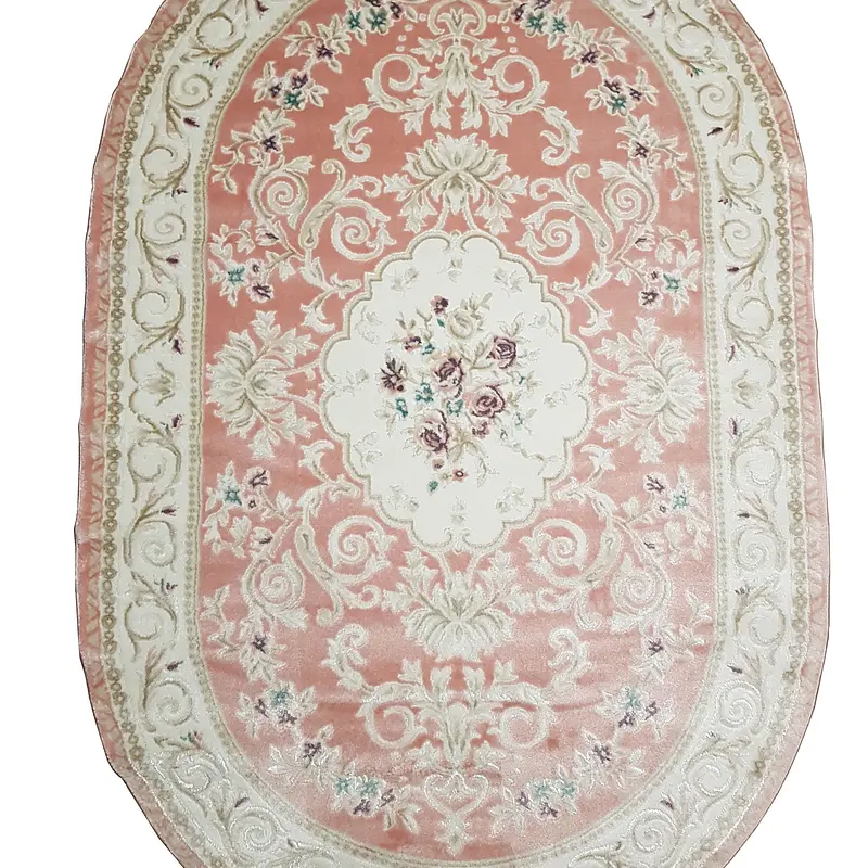 Класичний килим Flora PINK / PINK P659B