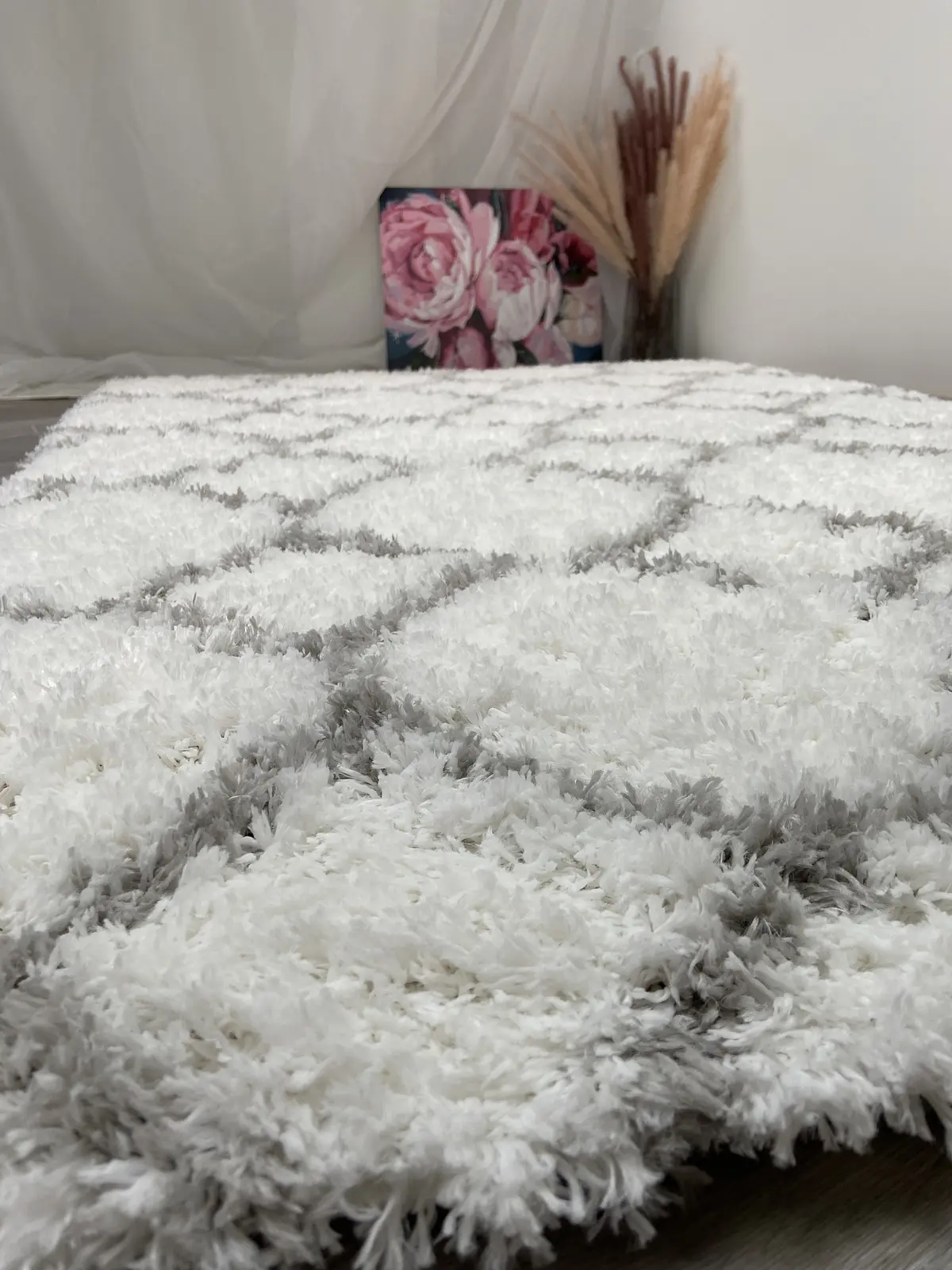 Пухнастий килим Quietis Cream P543A