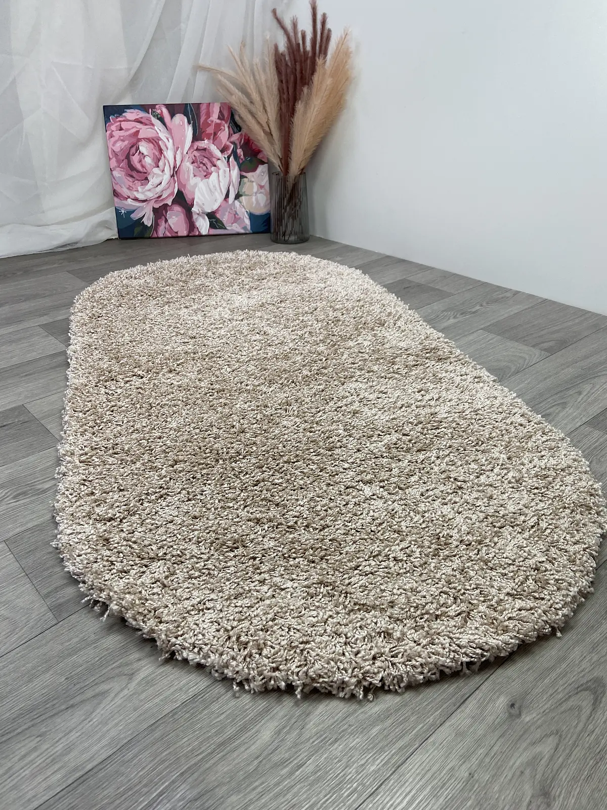 Пухнастий килим Plumis Lux BEIGE 6365A