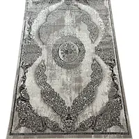 Килим з комбінованим ворсом и термоусадкой Glacia Gray 08352A