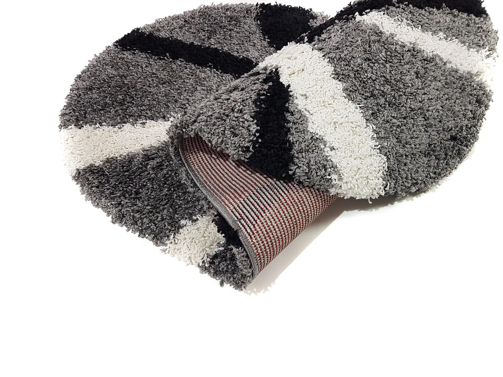 Пухнастий килим Plumis Lux Gray 7368A