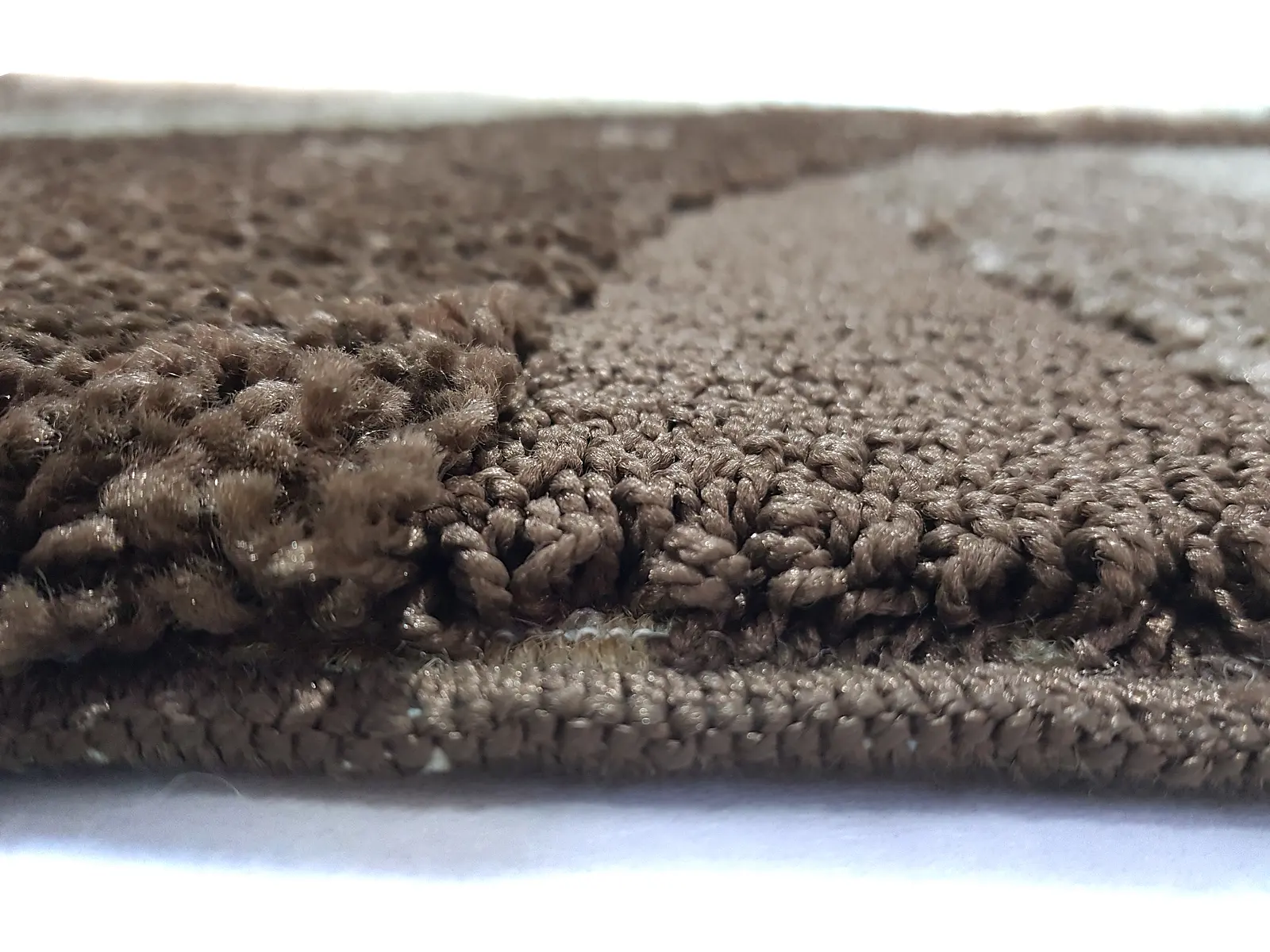 Пухнастий килим Vortax Plush Loop DARK BROWN 7641A