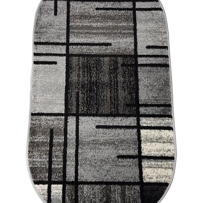 Килим фризе з невисоким ворсом Macio Gray 02239A