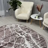 Килим з невисоким ворсом Vortex Коричневий 4640A A.KAHVE / KAHVE