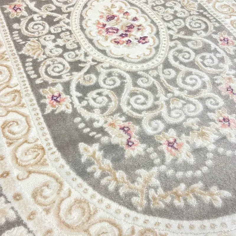 Класичний килим Flora Gray P658B