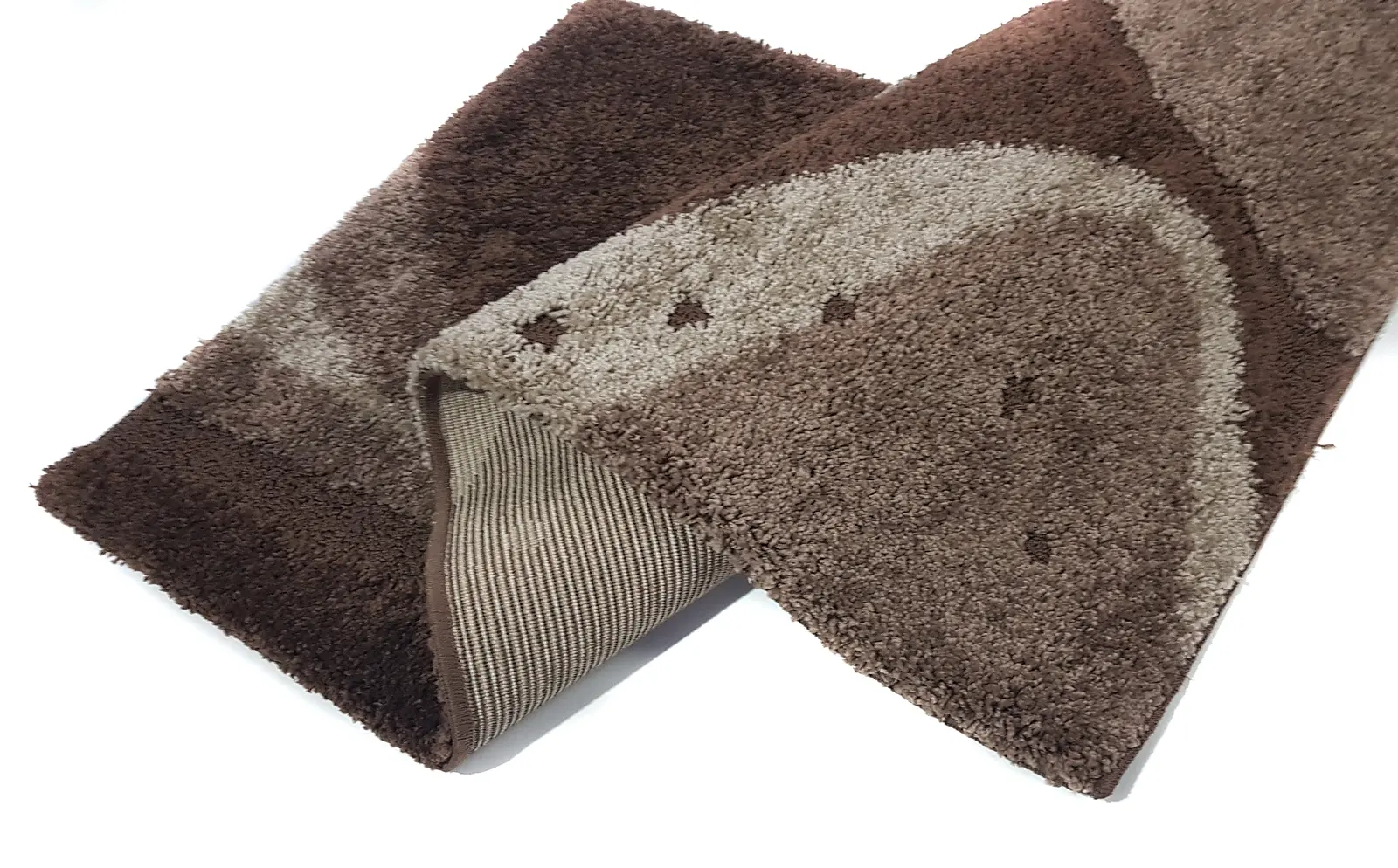 Пухнастий килим Vortax Plush Loop DARK BROWN 7641A