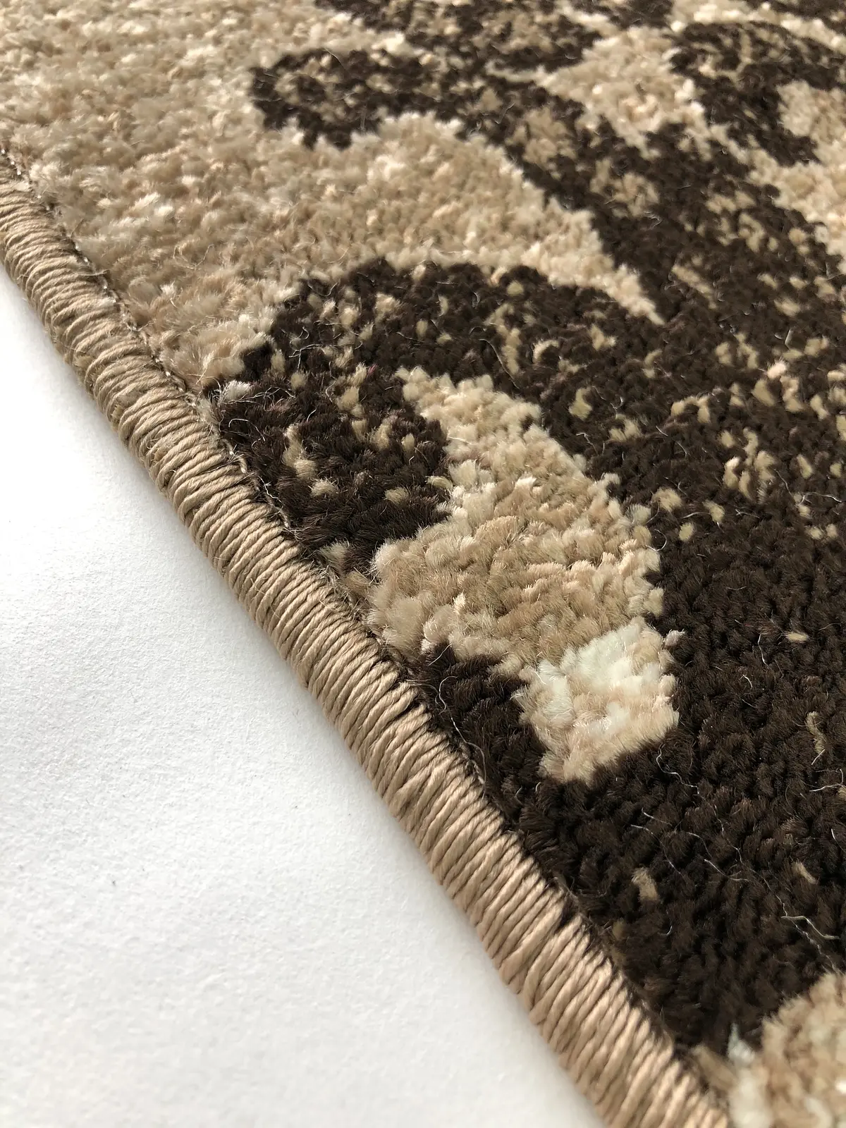 Килим фризе з невисоким ворсом Macio бежевий Beige 03915A