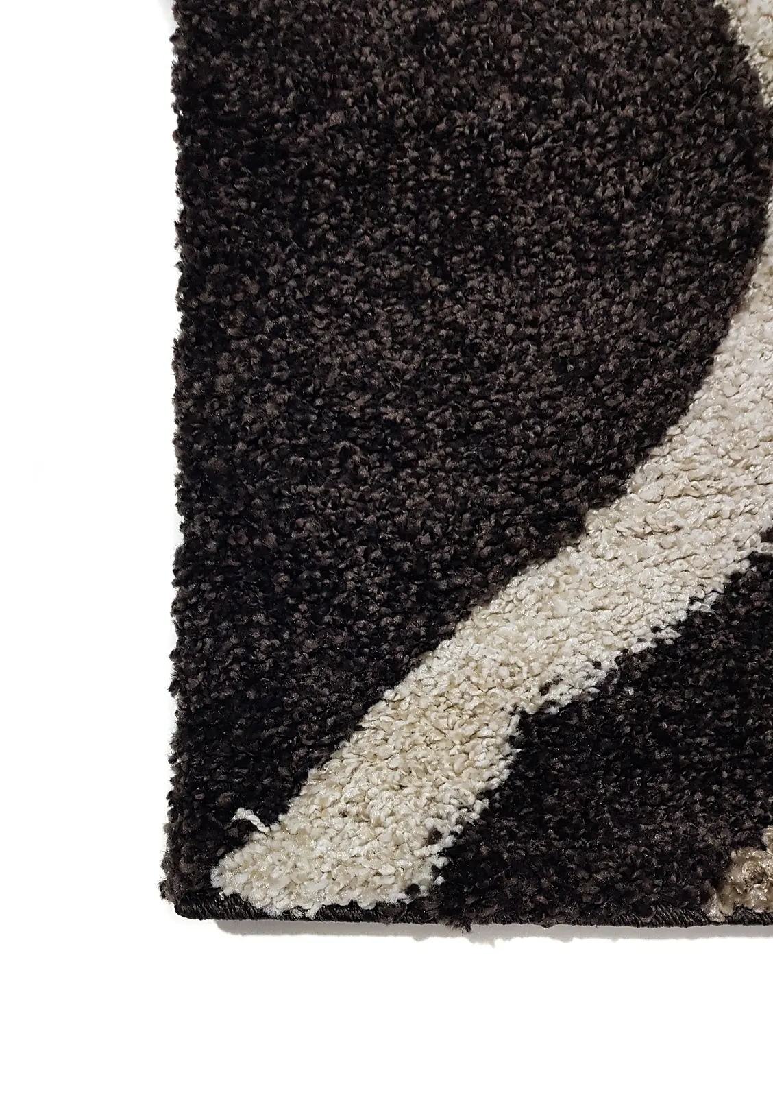 Ворсистий килимок Plush Loop DARK BROWN 8254A