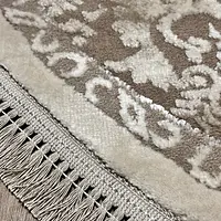 Килим з комбінованим ворсом и термоусадкой Glacia BEIGE 03977A