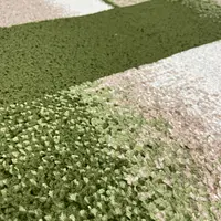Килим фризе з невисоким ворсом Macio Beige\Green 02626A