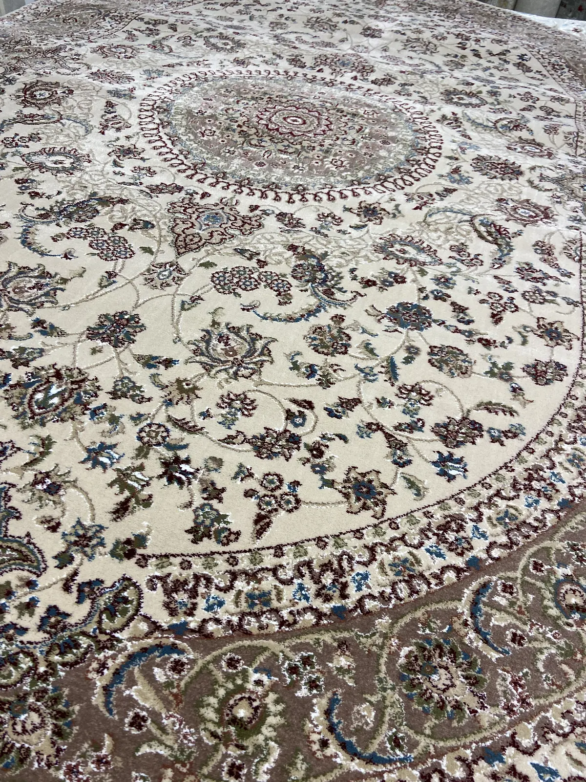 Класичний килим з іранським дизайном Persa Star cream 3419H