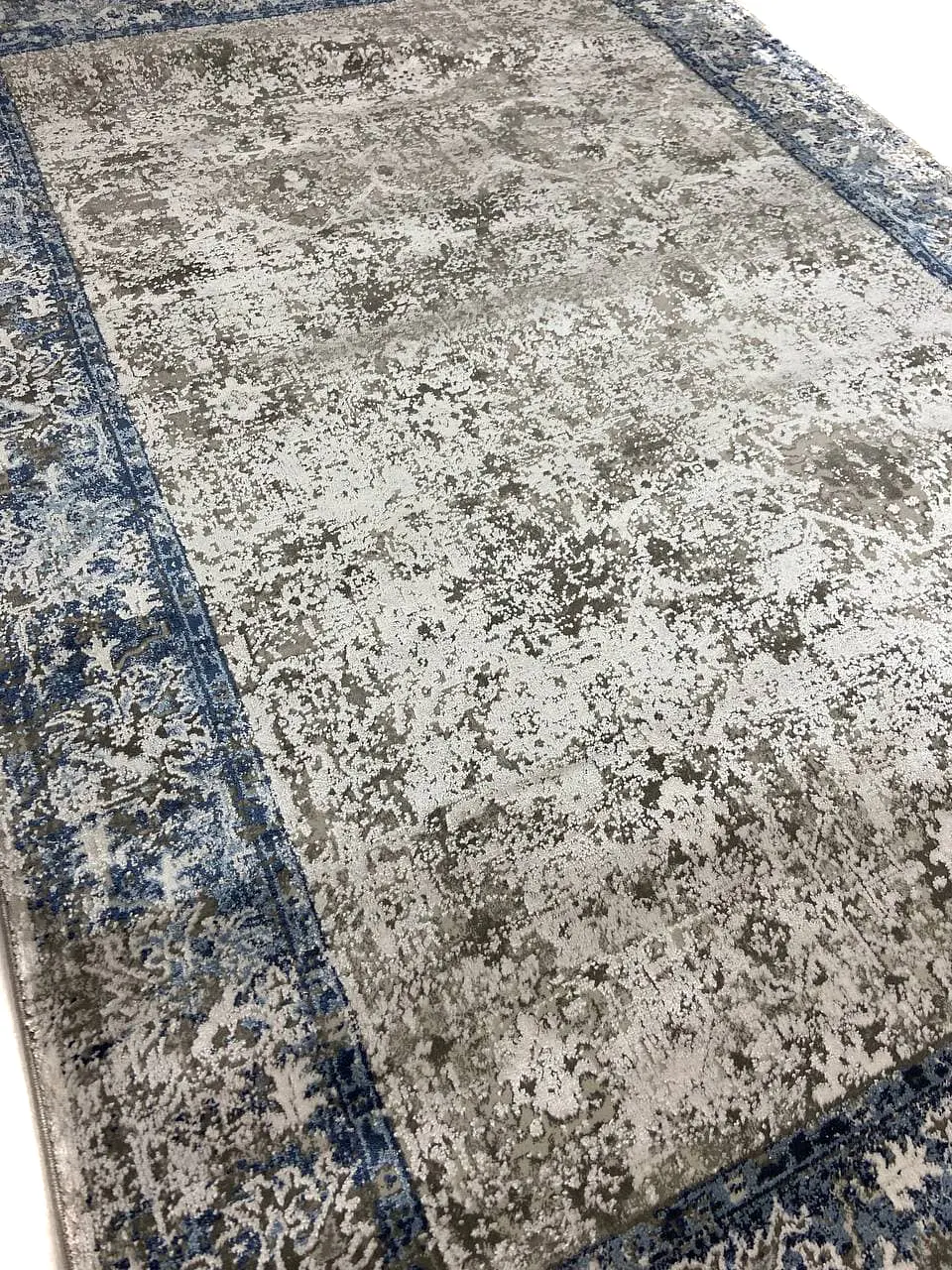 Бамбуковий килим Heritex Heritage Сірий з синім B168E