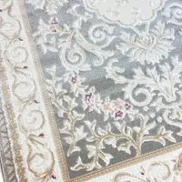 Класичний килим Flora Gray P659B