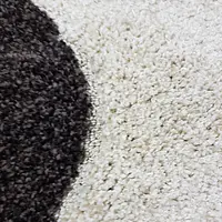 Ворсистий килимок Plush Loop DARK BROWN 8254A