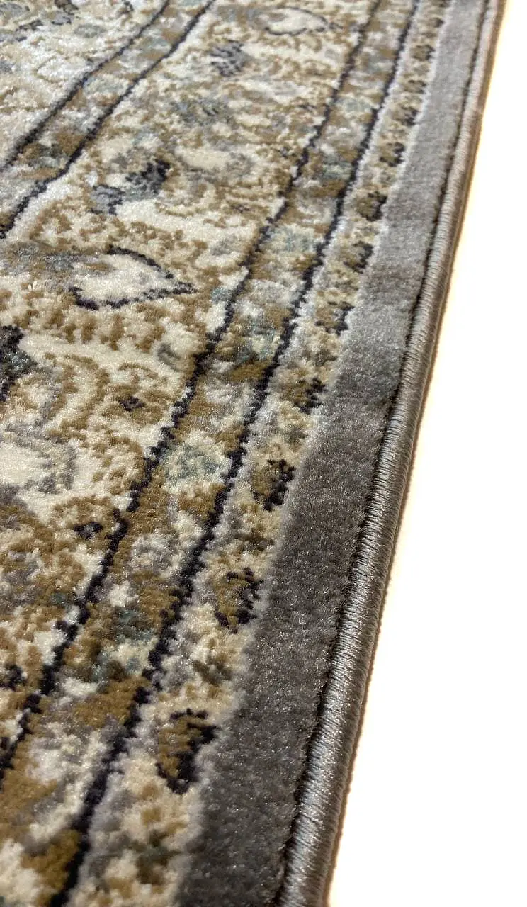 Килим хітсет з невисоким щільним ворсом Luxia Gray 8582E