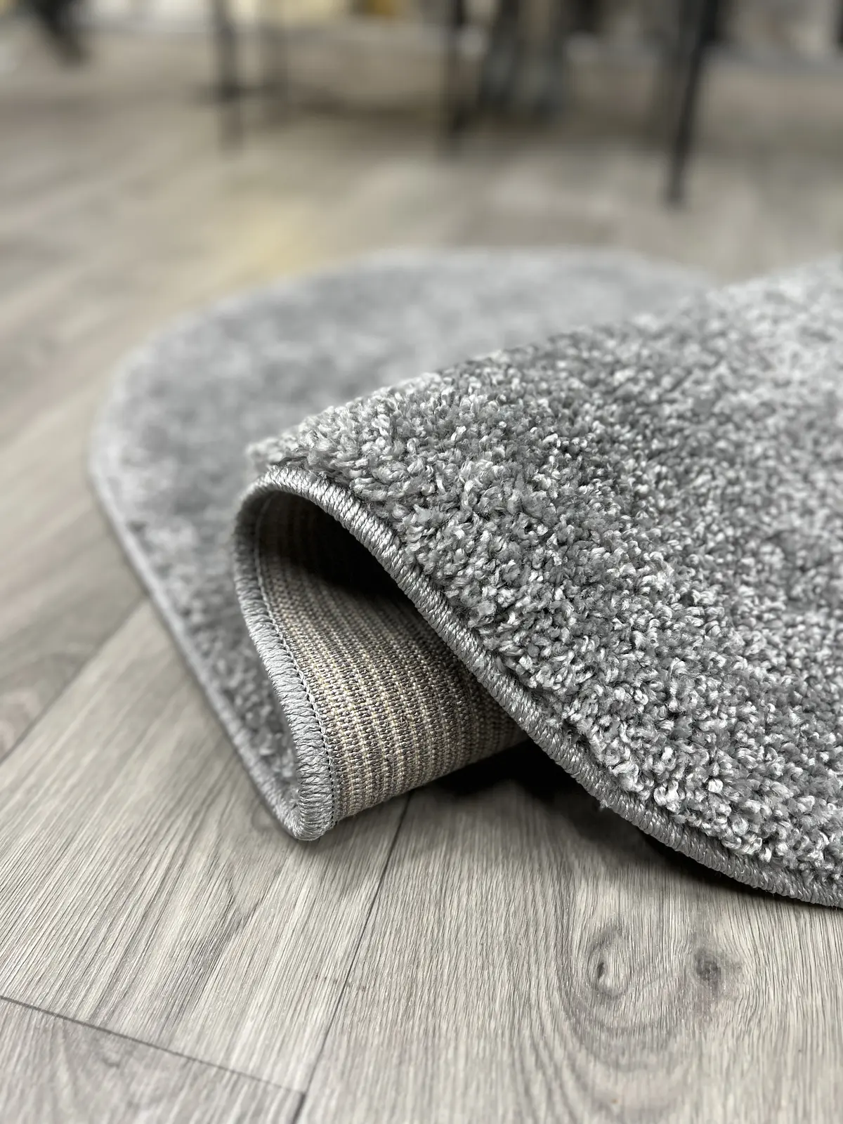 Пухнастий килим Plumeria gray 12500/16