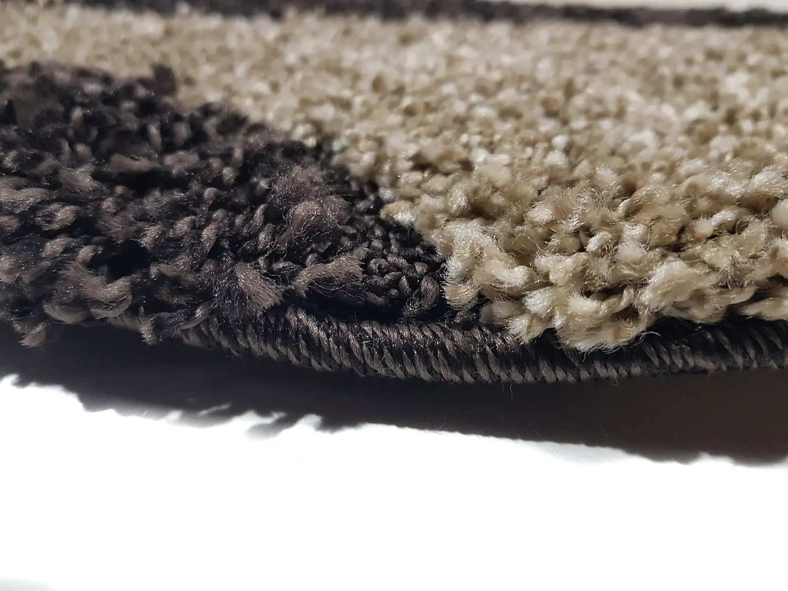 Ворсистий килимок Plush Loop DARK BROWN 8254A