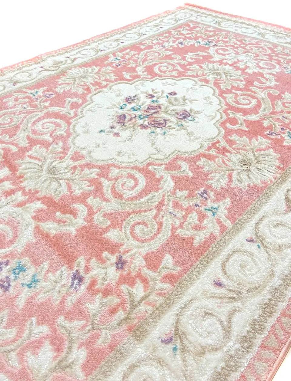 Класичний килим Flora PINK / PINK P659B
