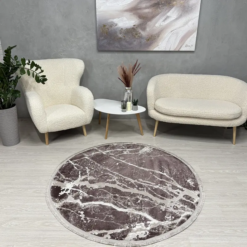 Килим з невисоким ворсом Vortex Коричневий 4640A A.KAHVE / KAHVE