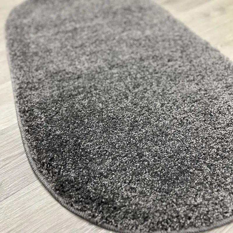 Пухнастий килим Plumeria dark gray 12500/60