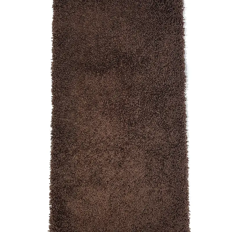 Пухнастий килим Plumis Lux DARK BROWN 6365A