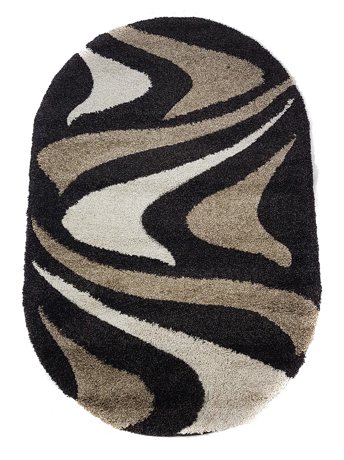 Ворсистий килимок Plush Loop DARK BROWN 8254A