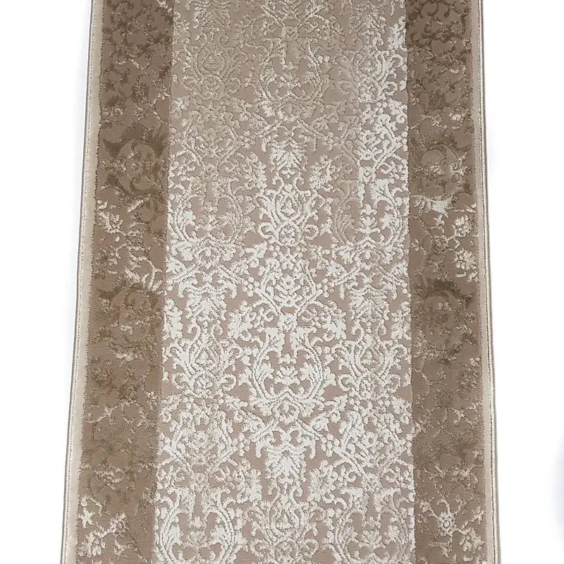 Килим з комбінованим ворсом и термоусадкой Glacia beige 03977A