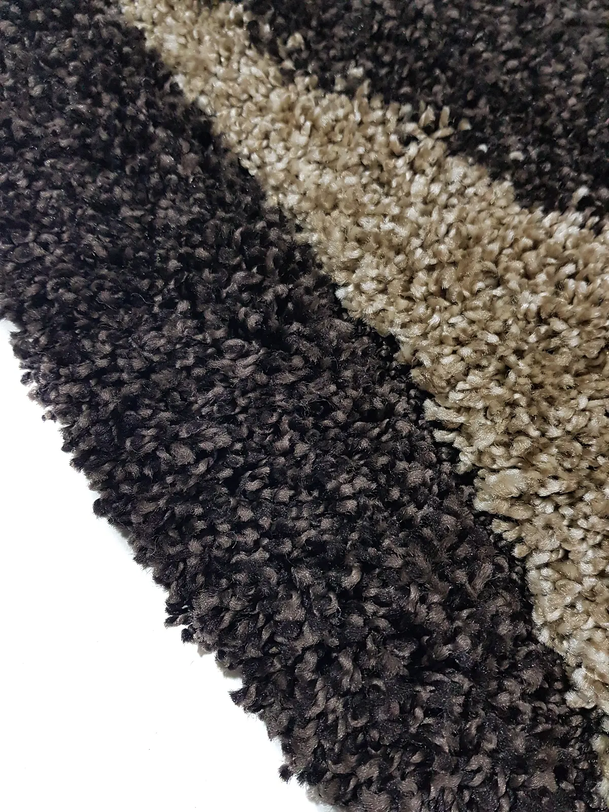 Ворсистий килимок Plush Loop DARK BROWN 8254A