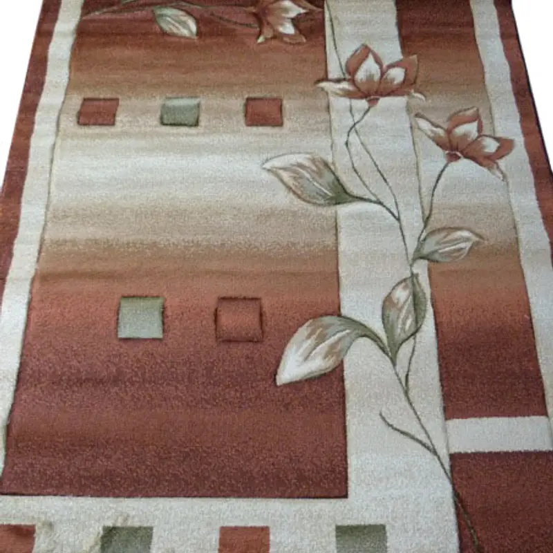 Килим високощільний з художественной стрижкой Elara Cream 6615B