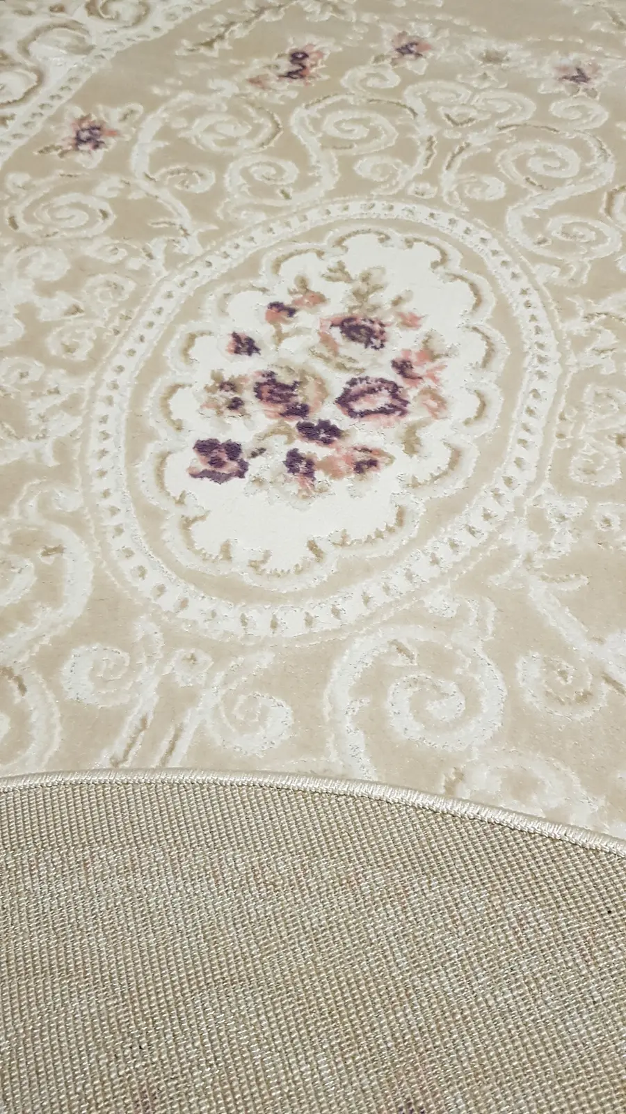 Класичний килим Flora Beige P658B