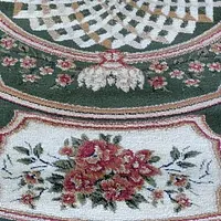 Килим фризе з невисоким ворсом Florea green зелений 531/110