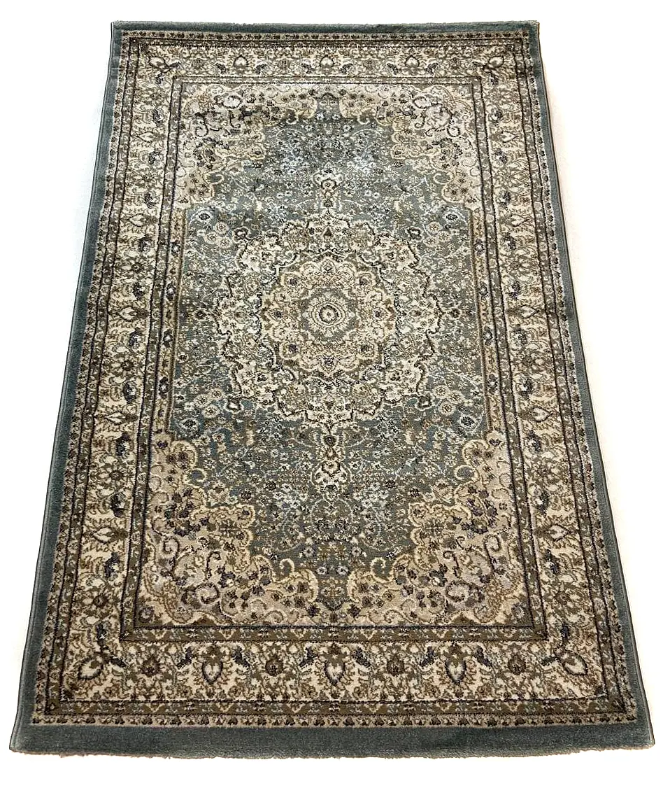 Килим хітсет з невисоким щільним ворсом Luxia BLUE 8582T
