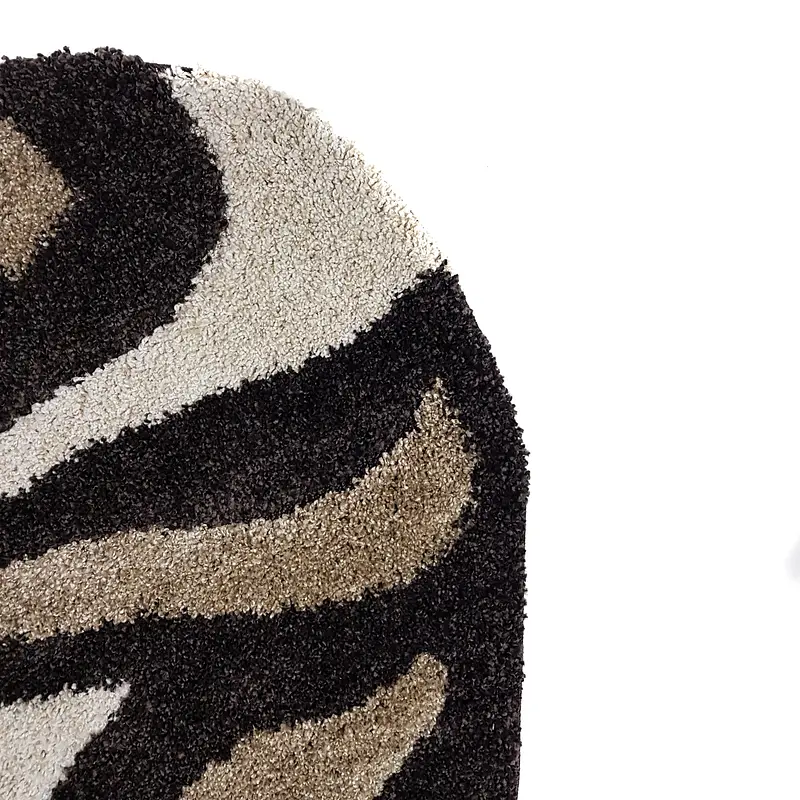 Ворсистий килимок Plush Loop DARK BROWN 8254A