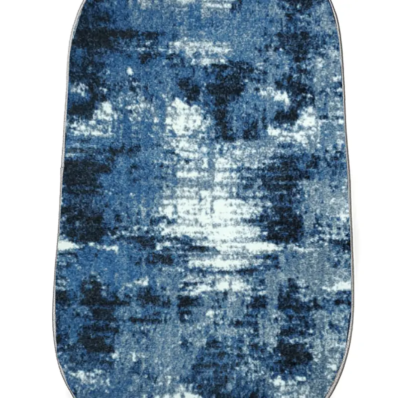 Килим фризе з невисоким ворсом Macio Gray/Blue 02619A