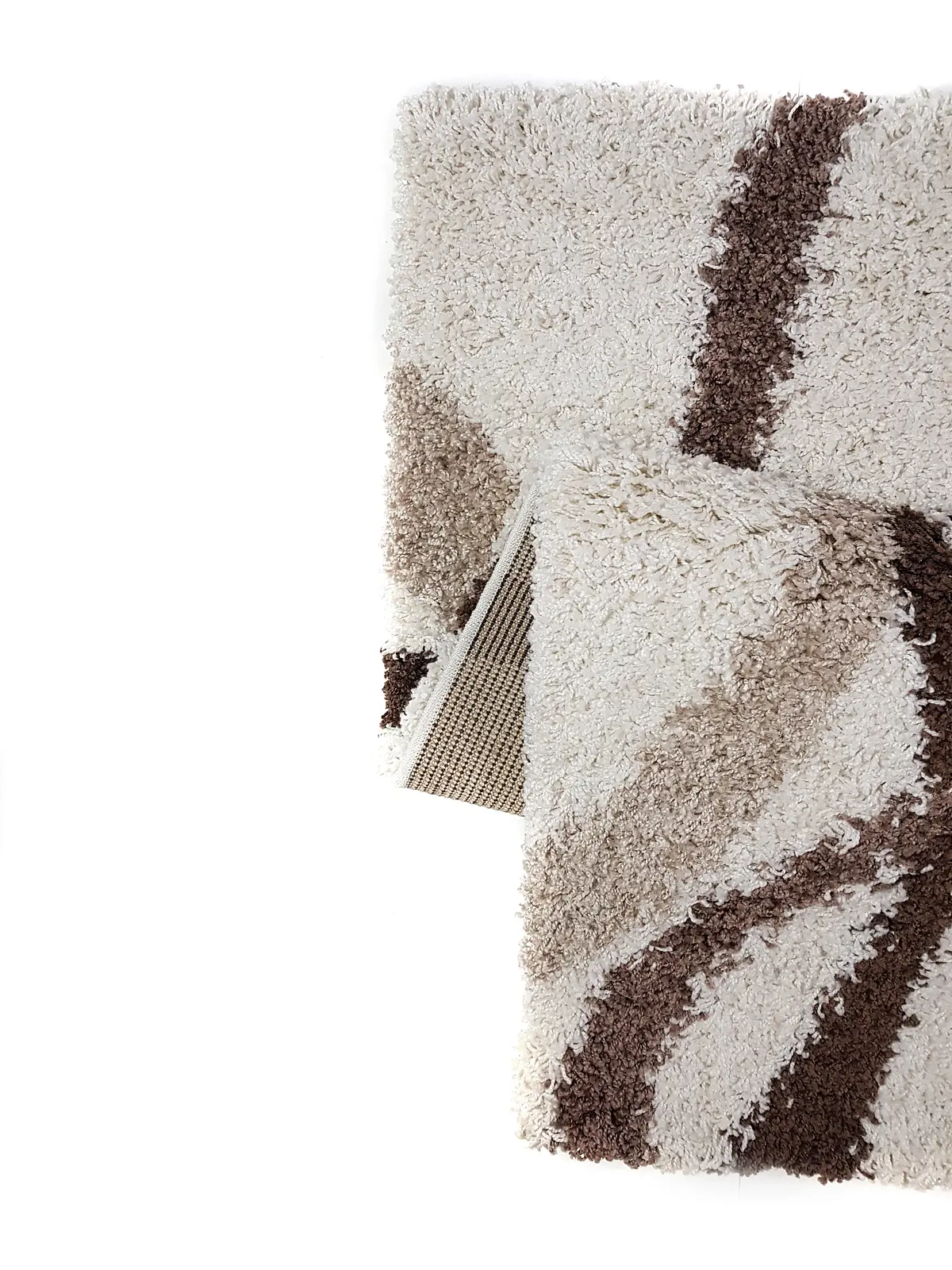 Пухнастий килим Plumis Lux cream 7368A